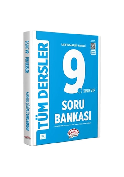2025 Editör Maarif Modeli 9.sınıf Tüm Dersler Konu Anlatımlı Soru Bankası Ve Paragraf Soru Bankası
