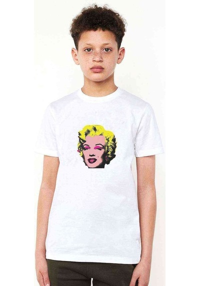 Tshirthane Marilyn Monroe Pop Art Andy Warhol Marilyn Baskılı Unisex Çocuk