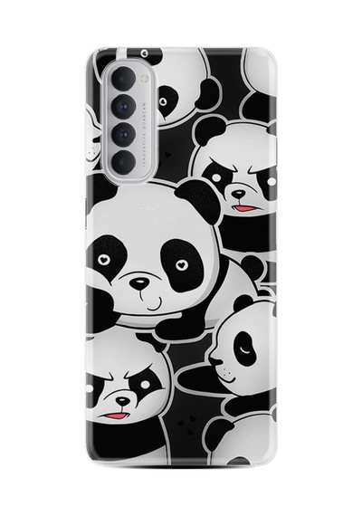 Oppo Reno 4 Pro Kılıf Hayat Serisi Desenli Panda Resitali-product Code 2001