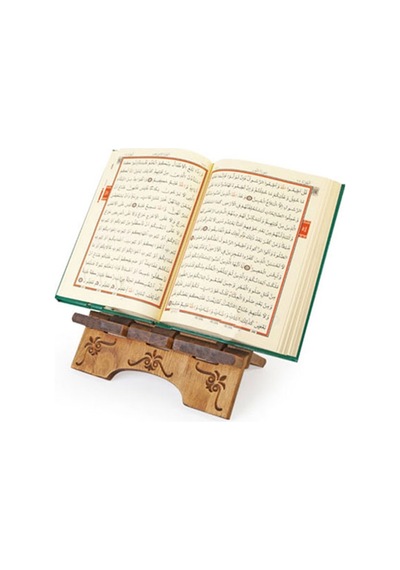 Ahşap Masaüstü Delikli Hafız Rahle Ahşap Tabletlik