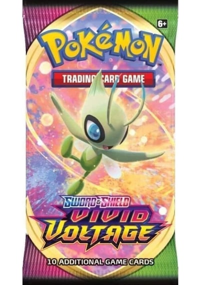 Pokemon Oyun Kartı Tcg Sword&shield Vivid Voltage Booster Pack - 2 Paket 20 Kart
