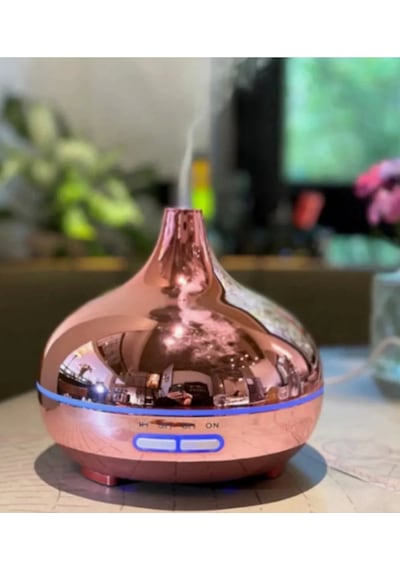 Hava Nemlendirici Parlak Gold Aromatik Oda Kokusu 550 Ml Kahve Aroma Difüzörü Buhar Nemlendırıcı