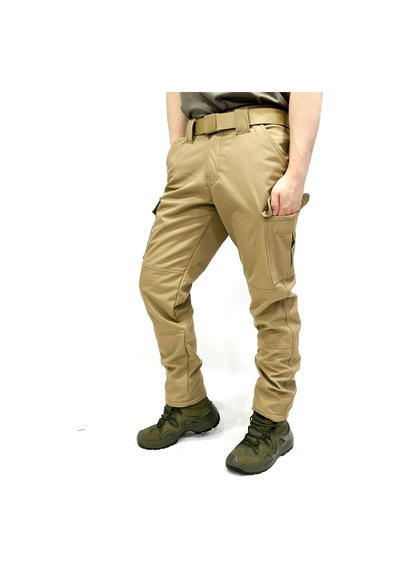 Kordak Erkek Içi Polarlı Tactical Outdoor Su Geçirmez Bej Softshell Pa Bej