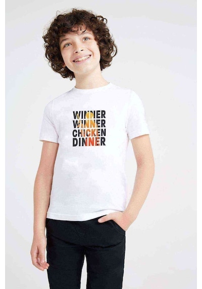 Tshirthane Pubg Wınner Kadın Baskılı Unisex Çocuk Beyaz Tshirt