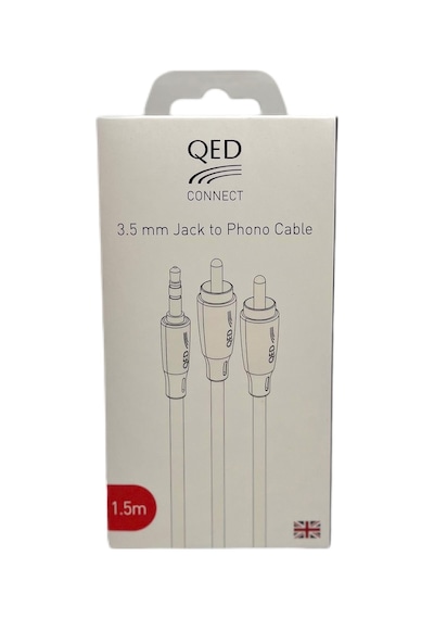 Qed Qe-8114 3.5Mm Jack - Rca / Bir Ucu 3.5Mm Diğer Ucu Rca Kablo