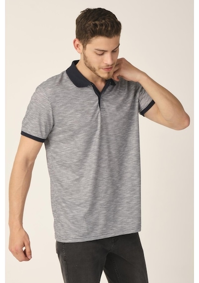 Alexander Gardi Alexandergardı Jakarlı Polo Yaka T-Shirt (E21-8101) (553756011)