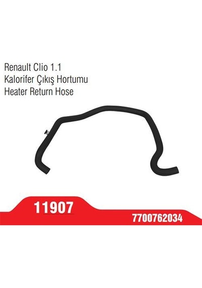 IBRAS 11217 KALORİFER HORTUMU ÇIKIS R9 R11 1.4 1.6 KARB.