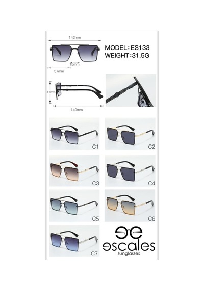 Erkek Uv-400 Korumalı Erkek Güneş Gözlüğü Lacivert - 722507265 Gümüş