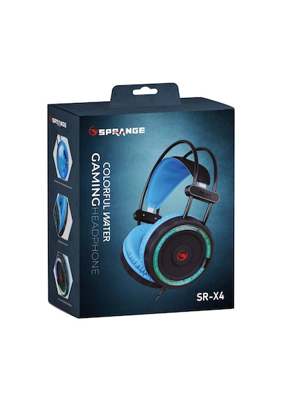 Sprange SR-X4 Mikrofonlu LED Aydınlatmalı Oyuncu Kulaklığı