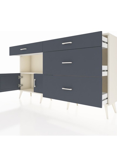 Arges Konsol Tek Raflı 4 Çekmeceli 2 Kapaklı 176x30x99 Aytaşı-ant Aytaşı-antrasit Arges Konsol Tek Raflı 4 Çekmeceli 2 Kapaklı 176x30x99 Aytaşı-ant Aytaşı-antrasit