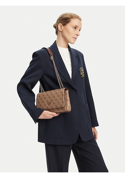 Guess Anadela Kadın Omuz Çantası Hwbg9672210 Kahverengi