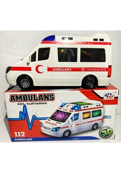 Kardelen Pilli Ambulans Büyük Boy Sesli Işıklı Ambulans