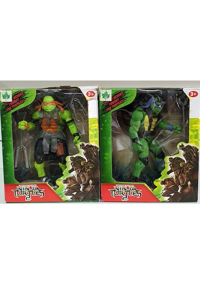 Oyuncak Ninja Kaplumbağalar Leonardo Raphael Michelangelo 4lü Set