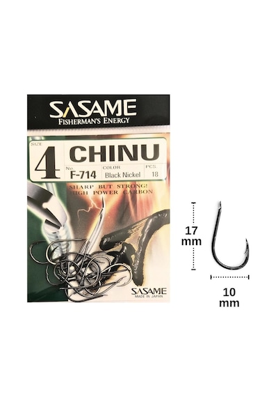 Sasame F-714 No:4 Chinu Olta İğnesi 18 Adet