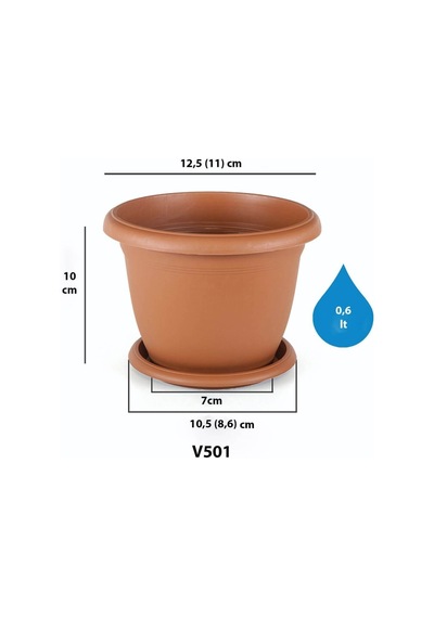 Serinova Villa Saksı Takım 0.6 Lt No 1 95322333