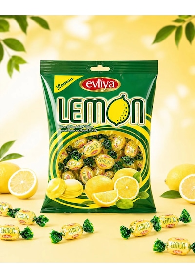 Evliya Şekerleme Limon Aromalı Şeker 350 G
