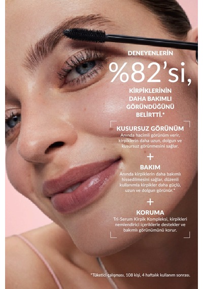 Make Up +care Serum Volume Maskara - Brown Black Diğer