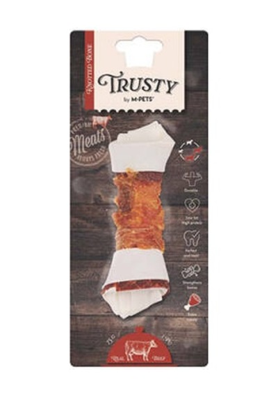 Northcity Trusty Extra Sığır Etli Düğümlü Kemik Köpek Ödülü 75 Gr 15,3 Cm - Zorlayıcı Lezzet