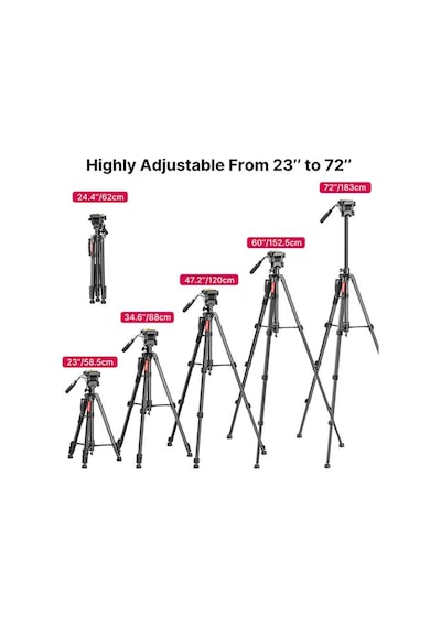 Ulanzi U-select Vt-02 Hafif Taşınabilir 360 Alüminyum Tripod Monopod