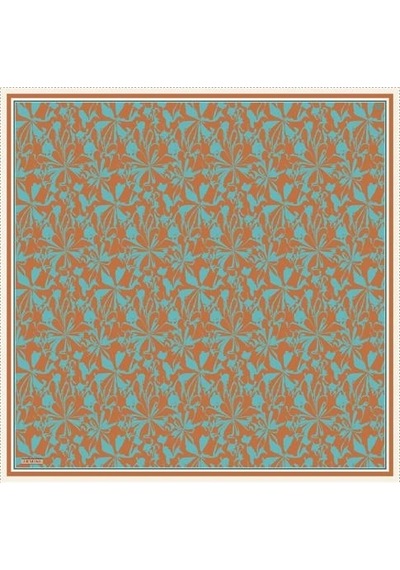 Armine Twill Nostalji Eşarp 23ya8975 08 Turuncu