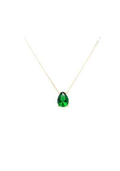 Kayra Mücevher Peridot Altın Kolye Akm176
