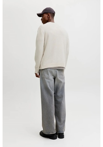 Jack & Jones Jornorrebro Erkek Sweatshirt Bej