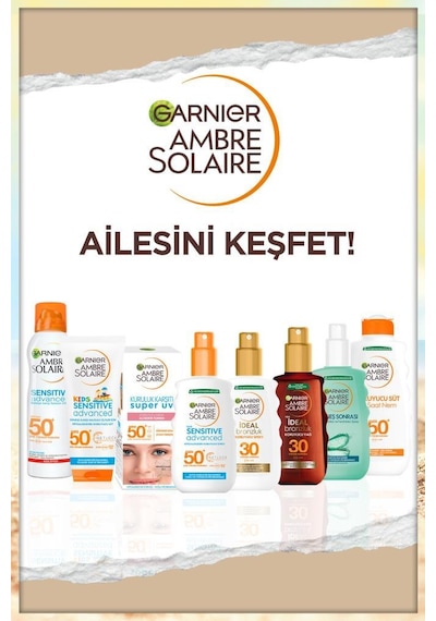 Garnier Ambre Solaire Bronzlaştırıcı Koruyucu Yağ SPF 30 150 ML