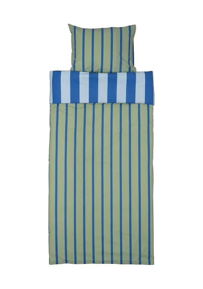 Ikea Barndrom Tek Kişilik Nevresim Takımı 150 X 200 Cm Mavi - Gök Mavisi - Açık Yeşil Çok Renkli