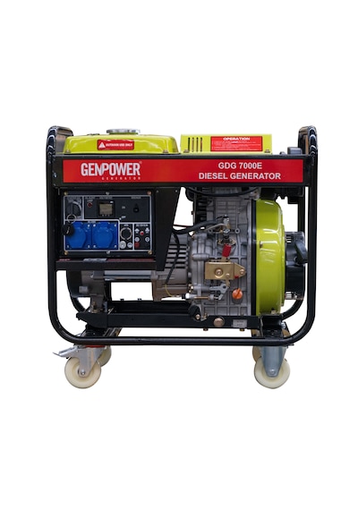 Gdg 7000 E Oto Model 7 Kva Dizel Kabinsiz Otomatik Transfer Panolu Monofaze Jeneratör