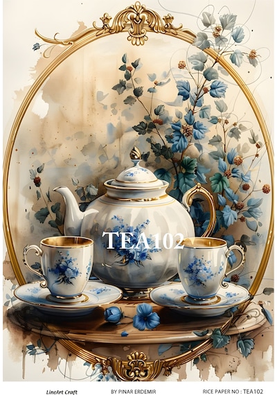 Lineart Pirinç Dekopaj Kağıdı La-tea102
