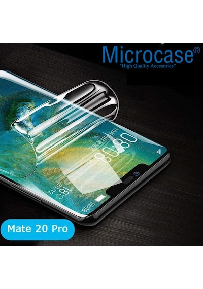 Microcase Huawei Mate 20 Pro Full Ekran Koruma Curved 3D Pet Film