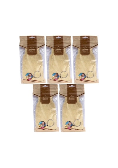 Derma Naturel Bebek Banyo Eldiveni Hassas Ciltlere Özel 5li Set