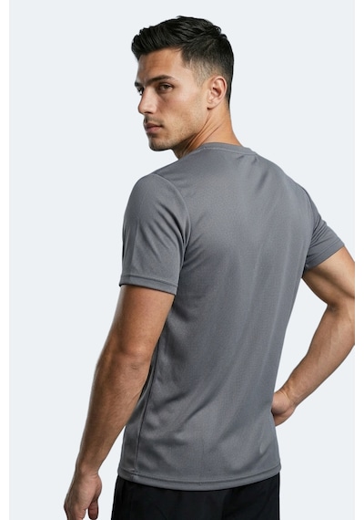 Slazenger Haunted I Erkek Koyu Gri Tişört