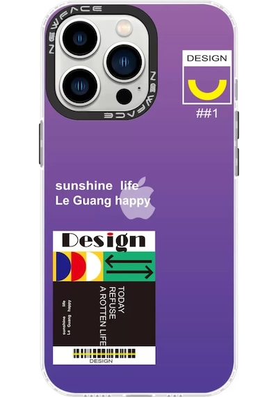 Newface Apple Uyumlu iPad iPhone 13 Pro Kılıf Estoril Desenli Kapak - Estoril - 4 Mor