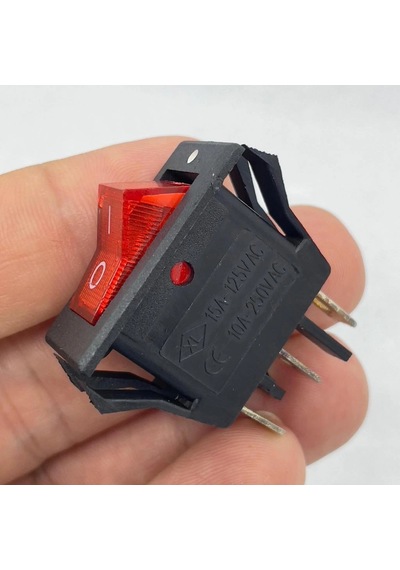 Ic-113-8 Tekli Anahtar Işıklı On-off 3p