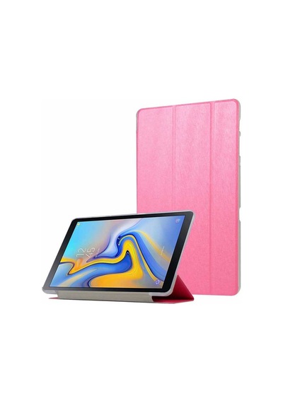 Galaxy Tab A T590 Uyumlu Zore Smart Cover Standlı 1-1 Kılıf-pembe Tablet Kılıfı