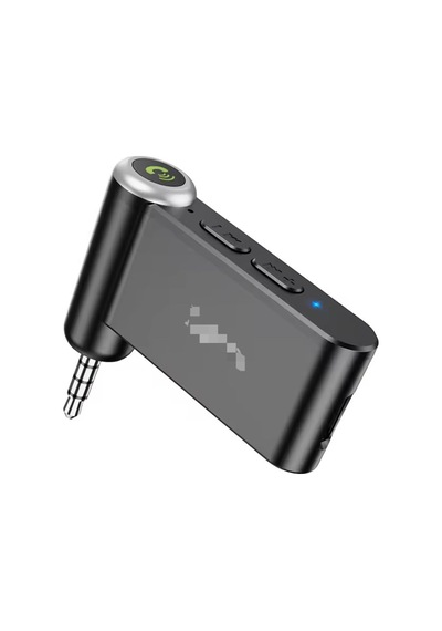 3.5mm Jack Aux Araba Bluetooth 5.0 Alici Kablosuz Mikrofon Handfree Adaptörü Arabada Müzik Ses Aux Bt Kulaklik Alicis