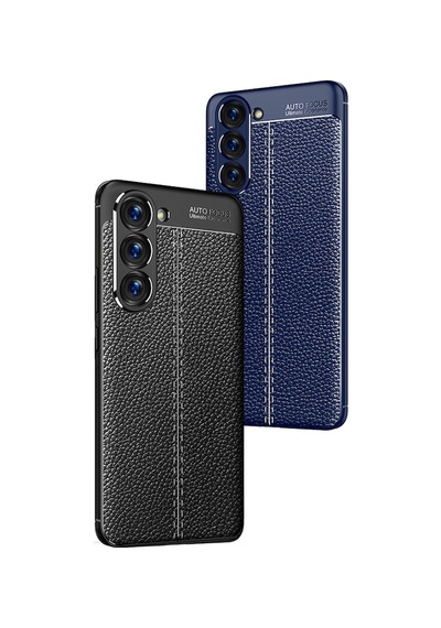 Galaxy S23 Plus Kılıf Zore Niss Deri Desenli Silikon Kılıf