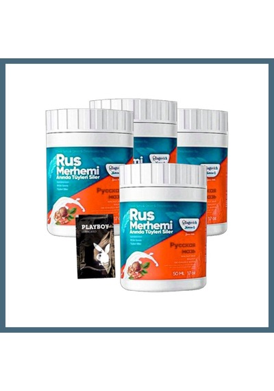 Agc Uygun Sepet Playboy Turquoise Tüylere Krem 4lü Birden Ceviz & Ceviz Sütü Rus Merhemi 50 Ml + Yanında Jel Agc