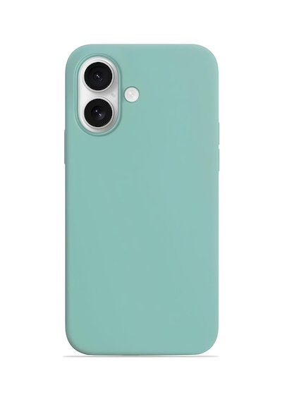 Apple Uyumlu iPhone 17 Soft Touch Lansman Silikon Kılıf Mint Yeşil Mint Yeşili