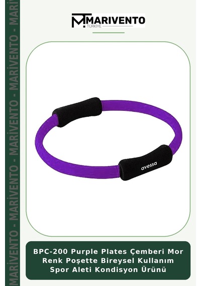 Bpc-200 Purple Plates Çemberi Mor Renk Poşette Bireysel Kullanım Spor Aleti Kondisyon Ürünü
