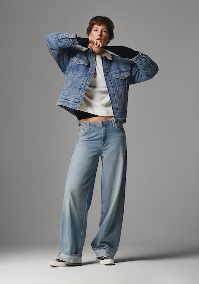 Colins Loose Fit Kadın İndigo Jean Pantolon Cl1075840 Q1.v1 Dn44412 Denim