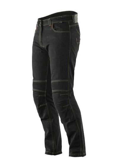 Ebakbak Motosiklet Pantolonu Likralı Esnek Kumaş Korumalı Kevlar Kot Motor Pantolon Jean Siyah