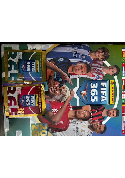 The Golden World Of Football Sticker Albüm 2026 + 2 Kart
