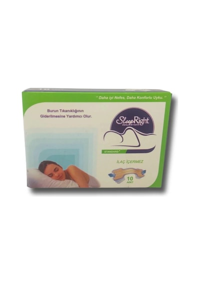 Sleep Right Standart Burun Bandı 10'lu