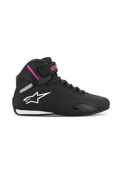 Alpinestars Stella Sektor Korumalı Kadın Motosiklet Botu Fuşya - Siyah