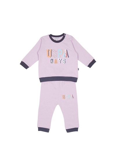U.S. Polo Assn. Days Lila Kız Bebek Eşofman Takımı Lila