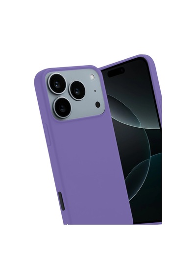 Apple iPhone Uyumlu 17 Pro First Silikon - Lila Bzsxx00 1