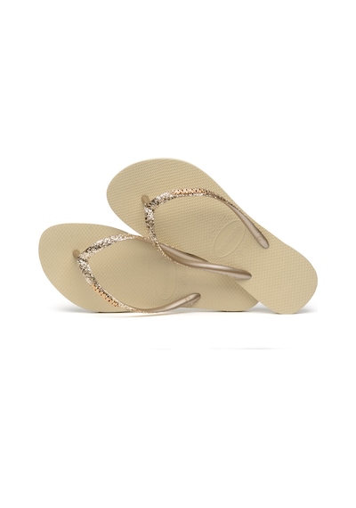 Havaianas Slım Glıtter Iı Simli Parlak Parmak Arası Terlik 4146975 4146975 0154 Bej