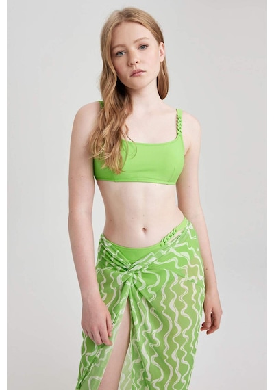 Defacto Fall in Love Regular Fit Bikini Üstü A0224AX23HSGN269 Yeşil
